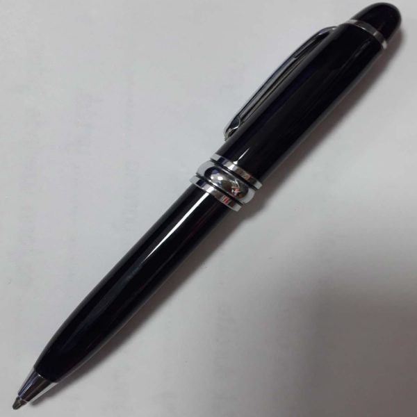 Ostim Durusoy Kırtasiye Kısa Tükenmez Kalem Çevirmeli Siyah 11 cm