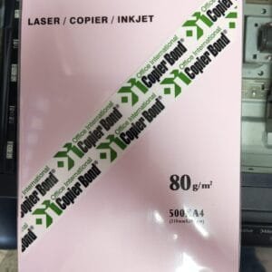 COPİER BOND A4 80 GR PEMBE KAĞIT 500 LÜ