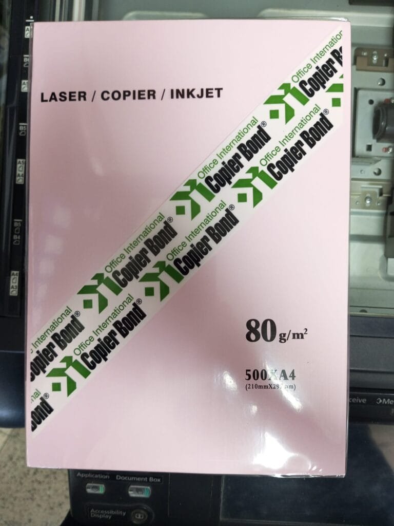 COPİER BOND A4 80 GR PEMBE KAĞIT 500 LÜ